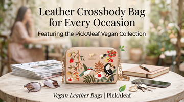 Leather Crossbody Bag for Every Occasion | Vegan Leather Bags | PickAleaf