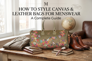 How to Style Canvas and Leather Bags for Menswear | A Complete Guide