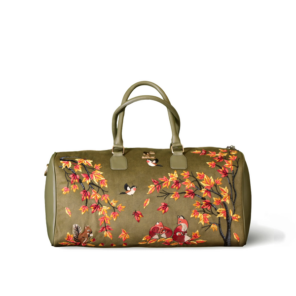 Weekender Large Travel Duffel Bag for Women | Olive Green | PickAleaf