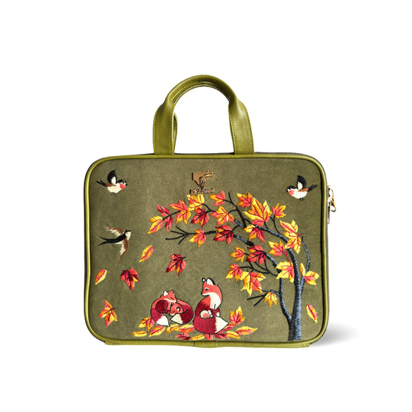 Travel Laptop Sleeve for 13-16 Inch Devices | Olive Green | PickAleaf